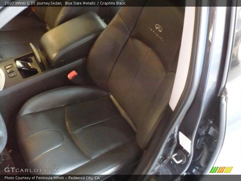 Blue Slate Metallic / Graphite Black 2007 Infiniti G 35 Journey Sedan