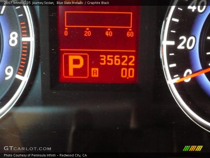 Blue Slate Metallic / Graphite Black 2007 Infiniti G 35 Journey Sedan