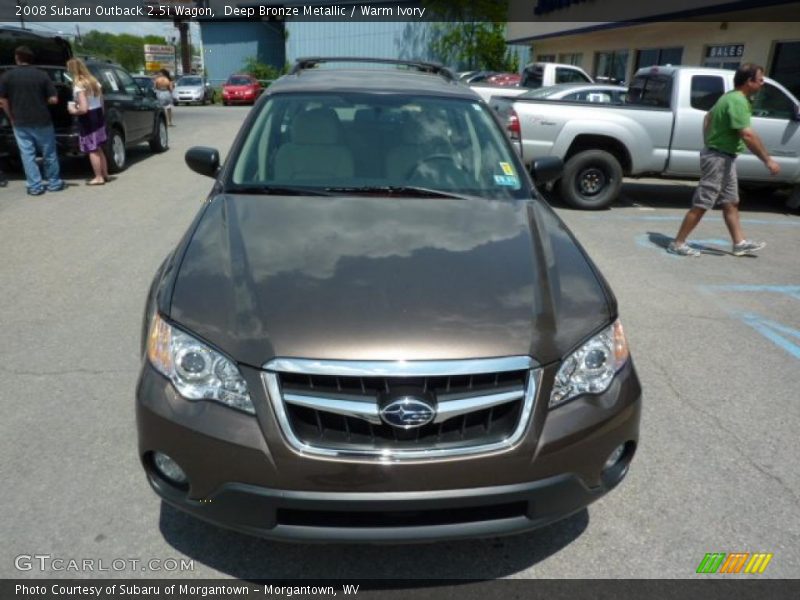 Deep Bronze Metallic / Warm Ivory 2008 Subaru Outback 2.5i Wagon