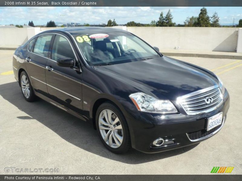 Black Obsidian / Graphite 2008 Infiniti M 35 Sedan