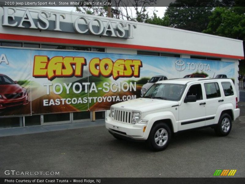 Stone White / Dark Slate Gray 2010 Jeep Liberty Sport 4x4