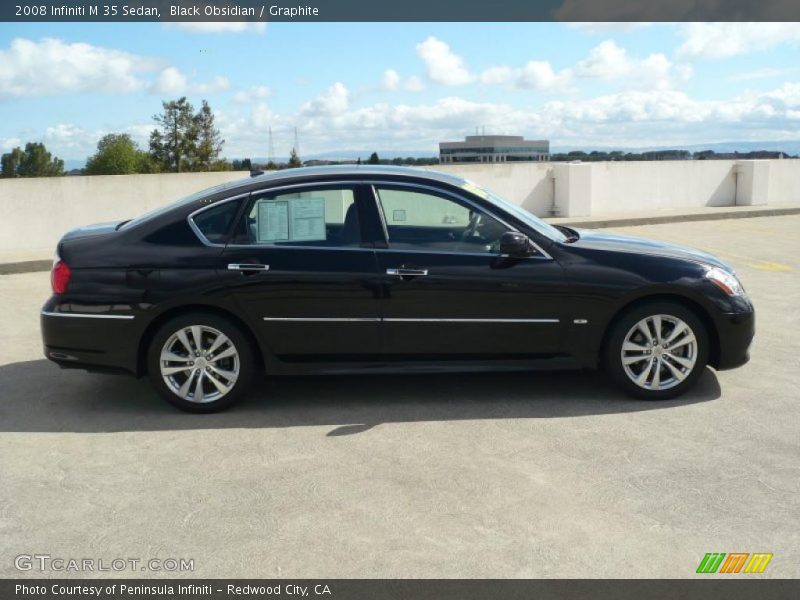 Black Obsidian / Graphite 2008 Infiniti M 35 Sedan