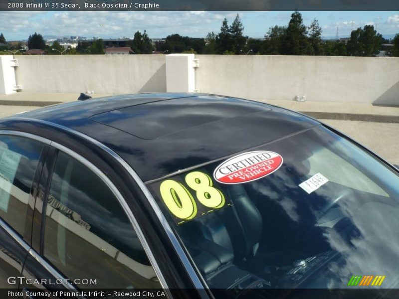 Black Obsidian / Graphite 2008 Infiniti M 35 Sedan