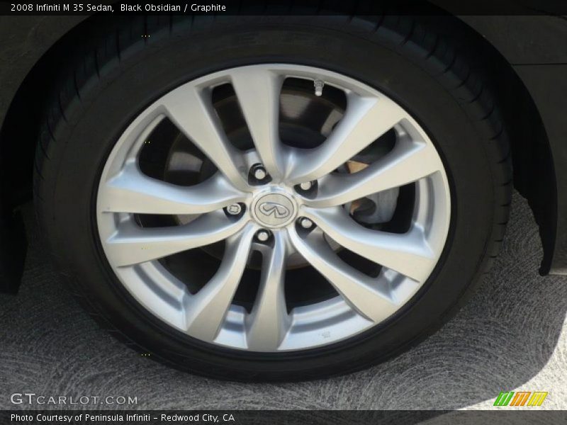 Black Obsidian / Graphite 2008 Infiniti M 35 Sedan