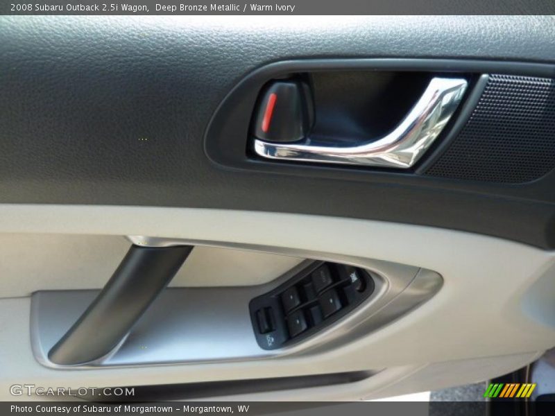 Deep Bronze Metallic / Warm Ivory 2008 Subaru Outback 2.5i Wagon