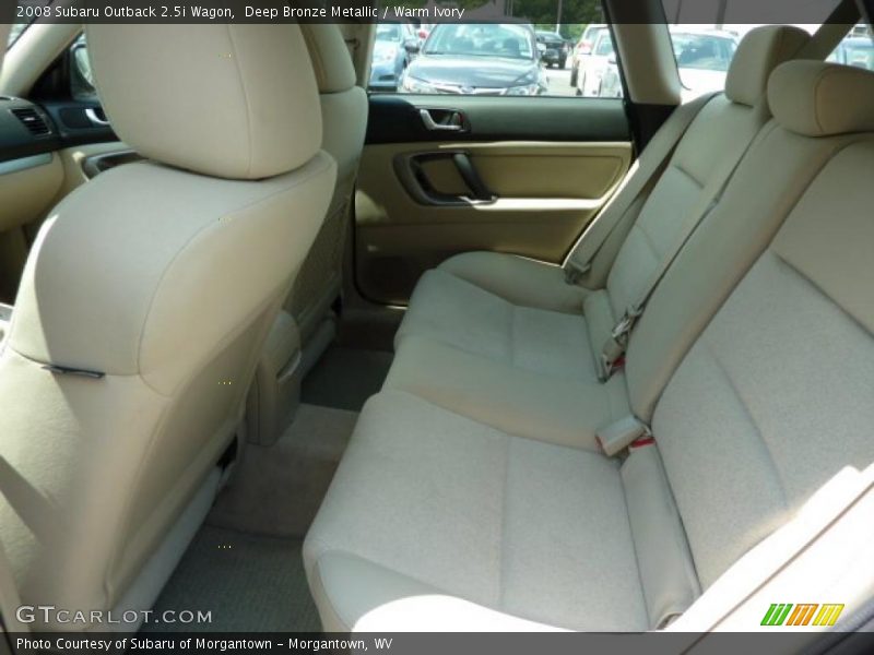 Deep Bronze Metallic / Warm Ivory 2008 Subaru Outback 2.5i Wagon