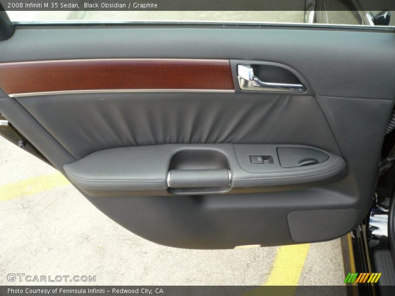 Black Obsidian / Graphite 2008 Infiniti M 35 Sedan
