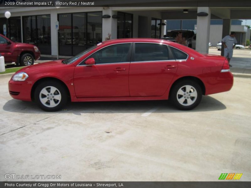 Victory Red / Neutral 2009 Chevrolet Impala LT