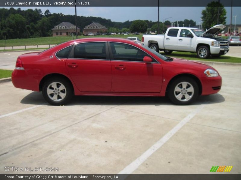 Victory Red / Neutral 2009 Chevrolet Impala LT