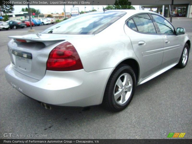 Liquid Silver Metallic / Ebony 2008 Pontiac Grand Prix Sedan