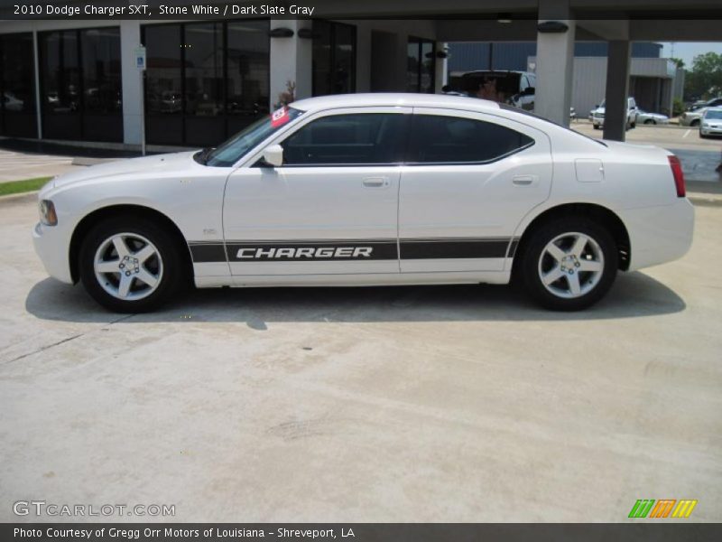 Stone White / Dark Slate Gray 2010 Dodge Charger SXT