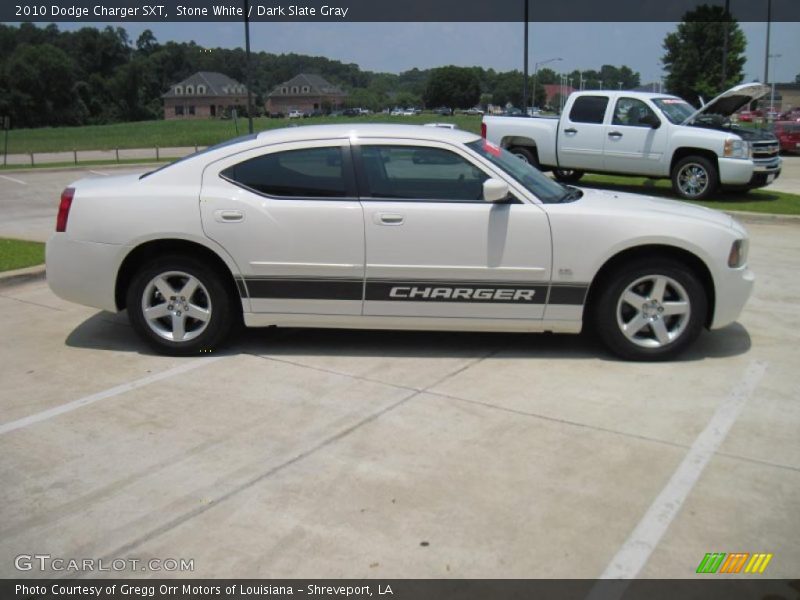 Stone White / Dark Slate Gray 2010 Dodge Charger SXT