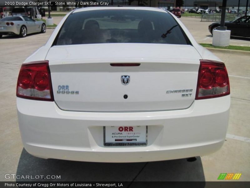 Stone White / Dark Slate Gray 2010 Dodge Charger SXT