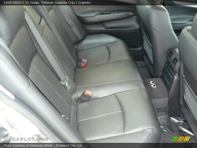 Platinum Graphite Gray / Graphite 2008 Infiniti G 35 Sedan