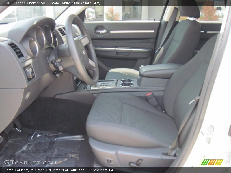 Stone White / Dark Slate Gray 2010 Dodge Charger SXT