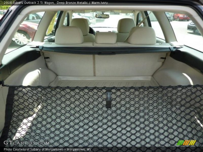 Deep Bronze Metallic / Warm Ivory 2008 Subaru Outback 2.5i Wagon
