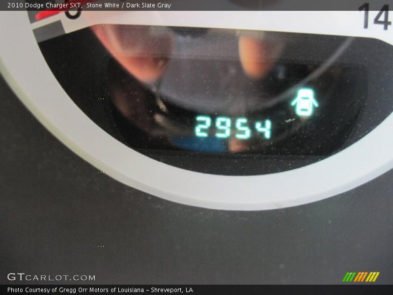 Stone White / Dark Slate Gray 2010 Dodge Charger SXT