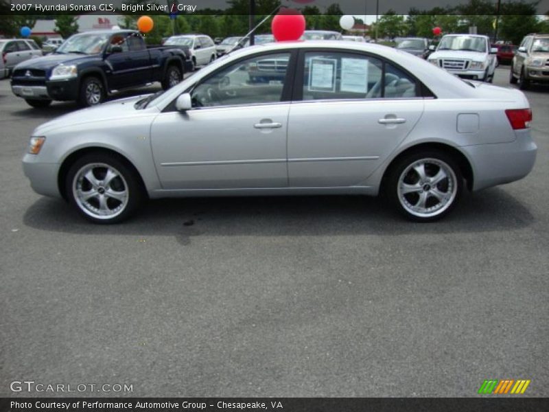 Bright Silver / Gray 2007 Hyundai Sonata GLS