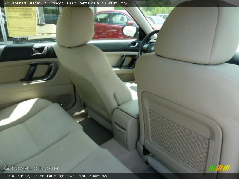Deep Bronze Metallic / Warm Ivory 2008 Subaru Outback 2.5i Wagon