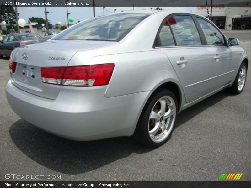 Bright Silver / Gray 2007 Hyundai Sonata GLS