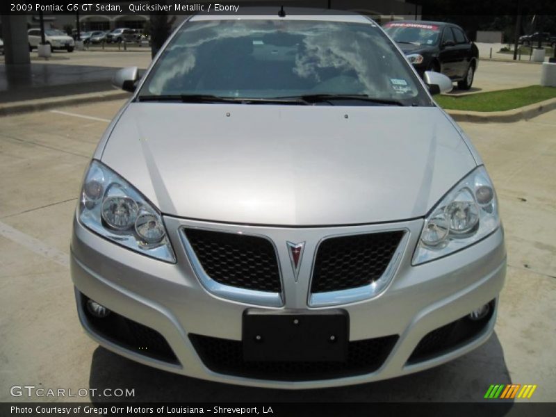 Quicksilver Metallic / Ebony 2009 Pontiac G6 GT Sedan