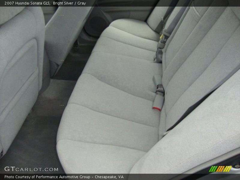 Bright Silver / Gray 2007 Hyundai Sonata GLS