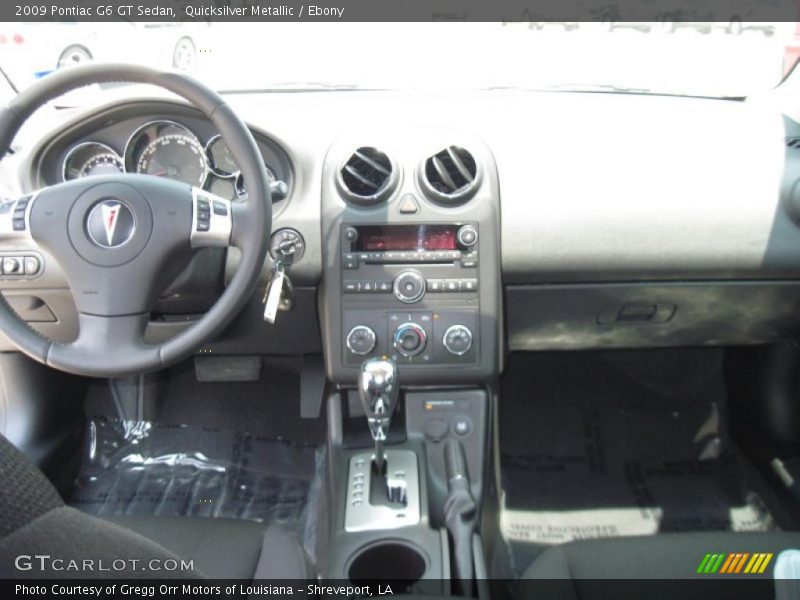 Quicksilver Metallic / Ebony 2009 Pontiac G6 GT Sedan