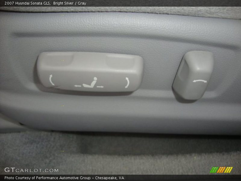 Bright Silver / Gray 2007 Hyundai Sonata GLS