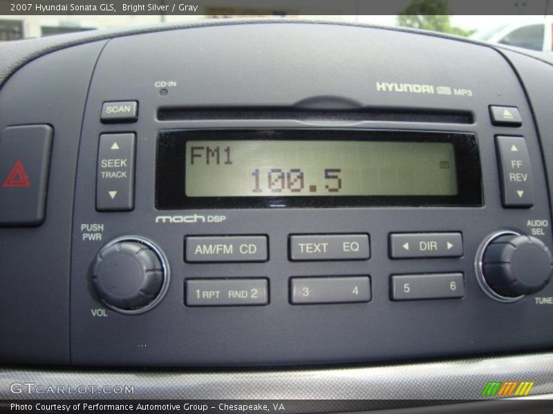 Bright Silver / Gray 2007 Hyundai Sonata GLS