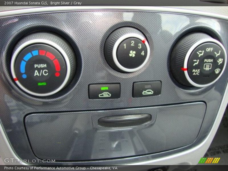 Bright Silver / Gray 2007 Hyundai Sonata GLS
