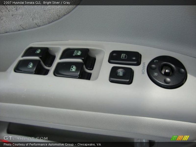 Bright Silver / Gray 2007 Hyundai Sonata GLS