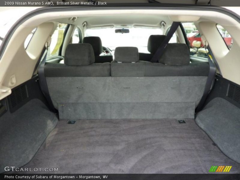 Brilliant Silver Metallic / Black 2009 Nissan Murano S AWD