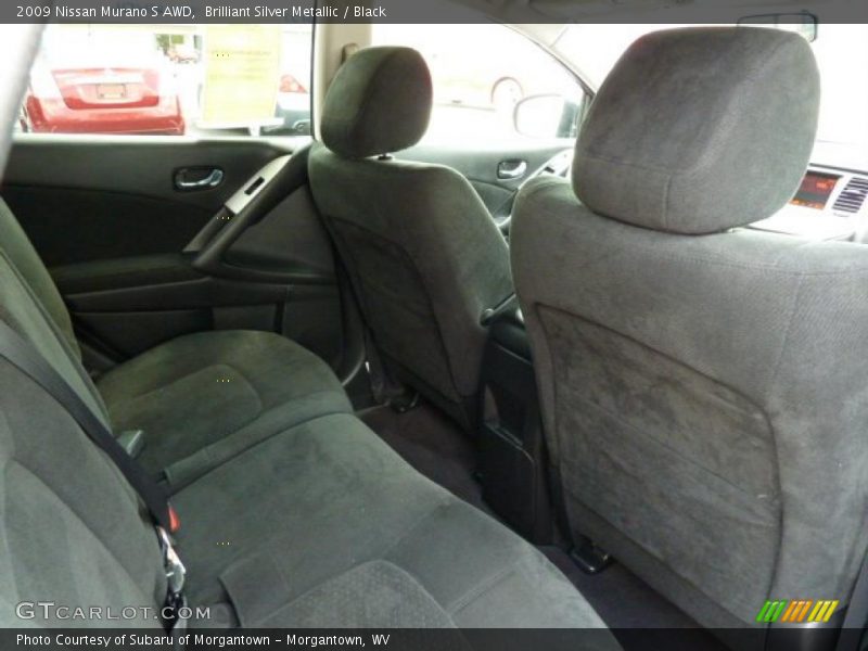 Brilliant Silver Metallic / Black 2009 Nissan Murano S AWD
