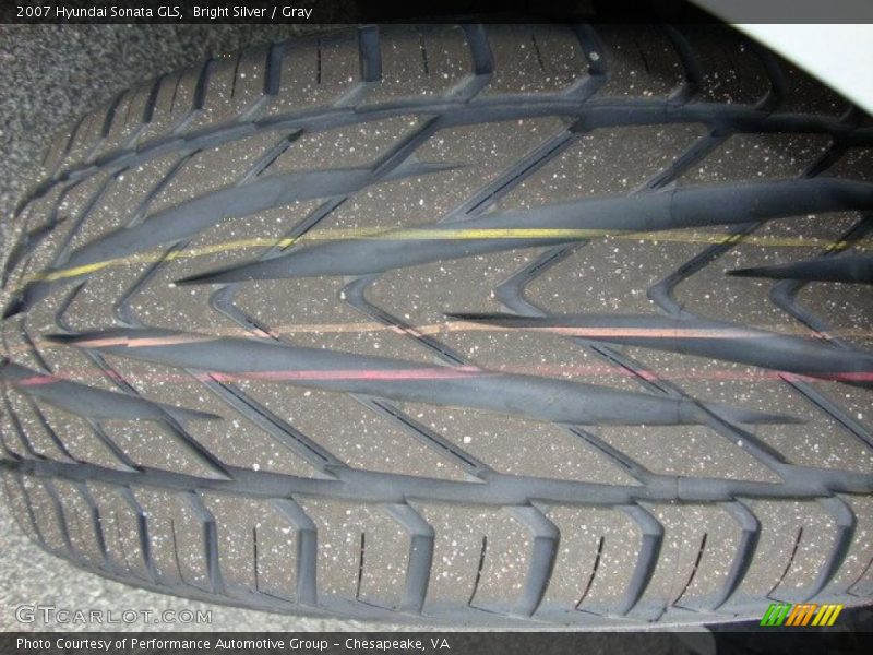 Bright Silver / Gray 2007 Hyundai Sonata GLS