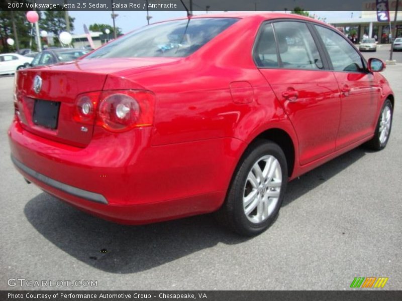 Salsa Red / Anthracite 2007 Volkswagen Jetta 2.5 Sedan