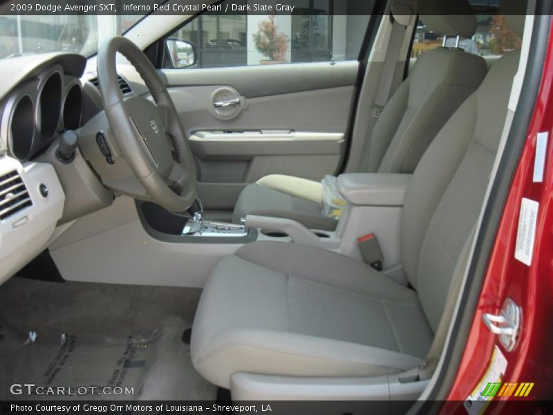 Inferno Red Crystal Pearl / Dark Slate Gray 2009 Dodge Avenger SXT