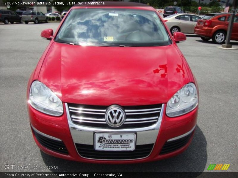 Salsa Red / Anthracite 2007 Volkswagen Jetta 2.5 Sedan