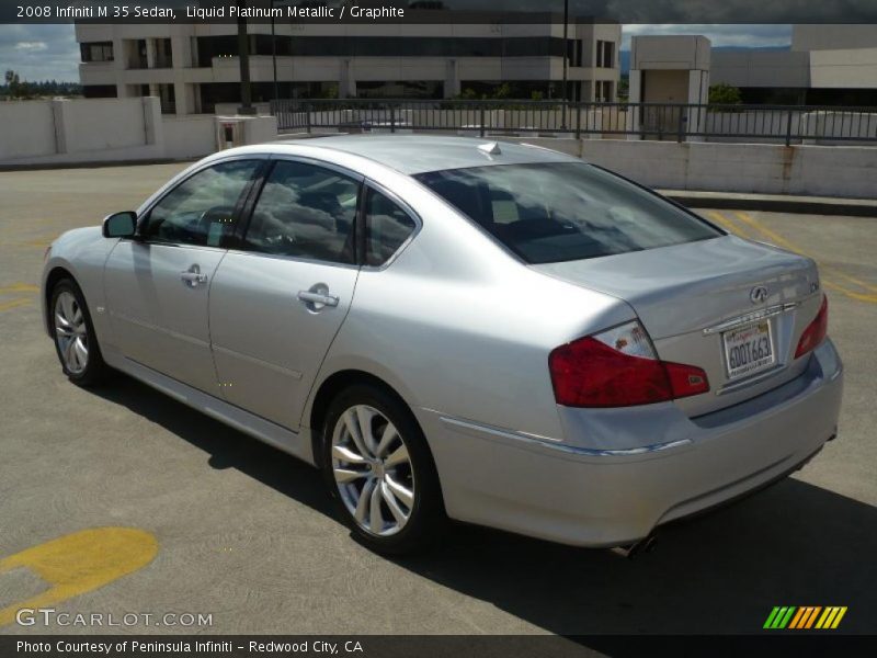 Liquid Platinum Metallic / Graphite 2008 Infiniti M 35 Sedan