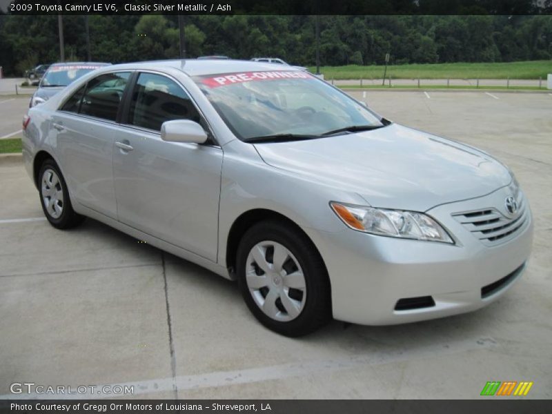 Classic Silver Metallic / Ash 2009 Toyota Camry LE V6