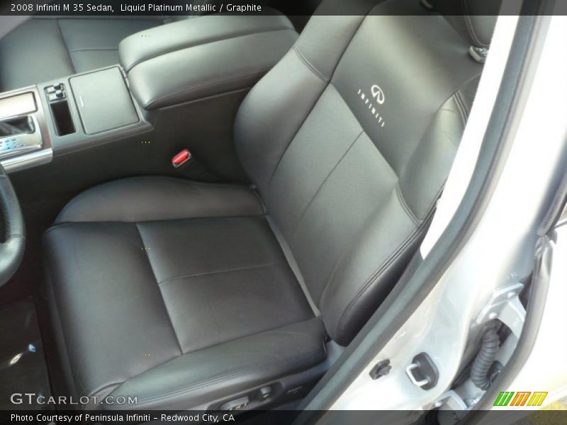 Liquid Platinum Metallic / Graphite 2008 Infiniti M 35 Sedan