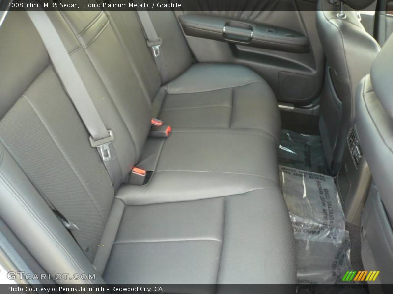 Liquid Platinum Metallic / Graphite 2008 Infiniti M 35 Sedan