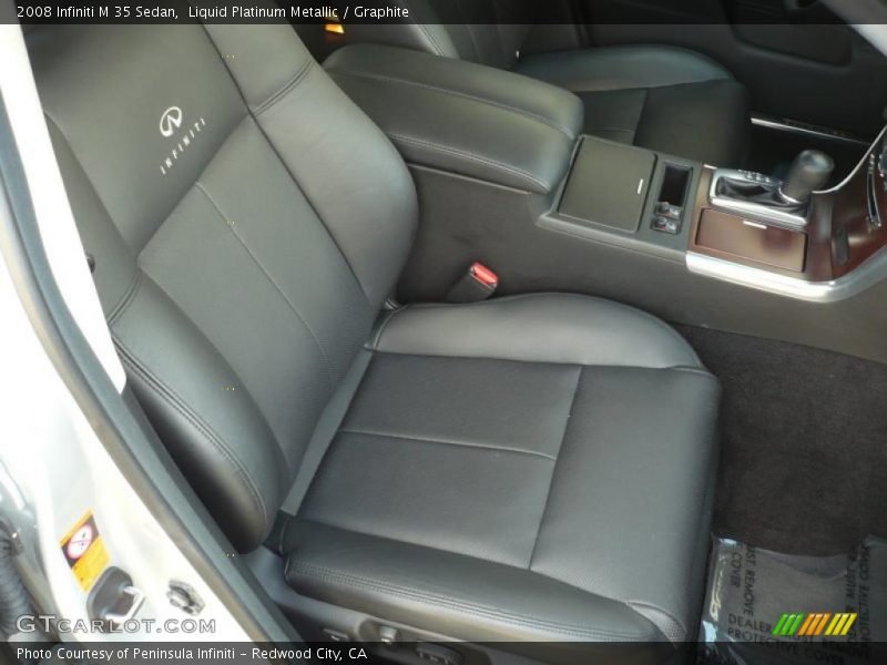 Liquid Platinum Metallic / Graphite 2008 Infiniti M 35 Sedan