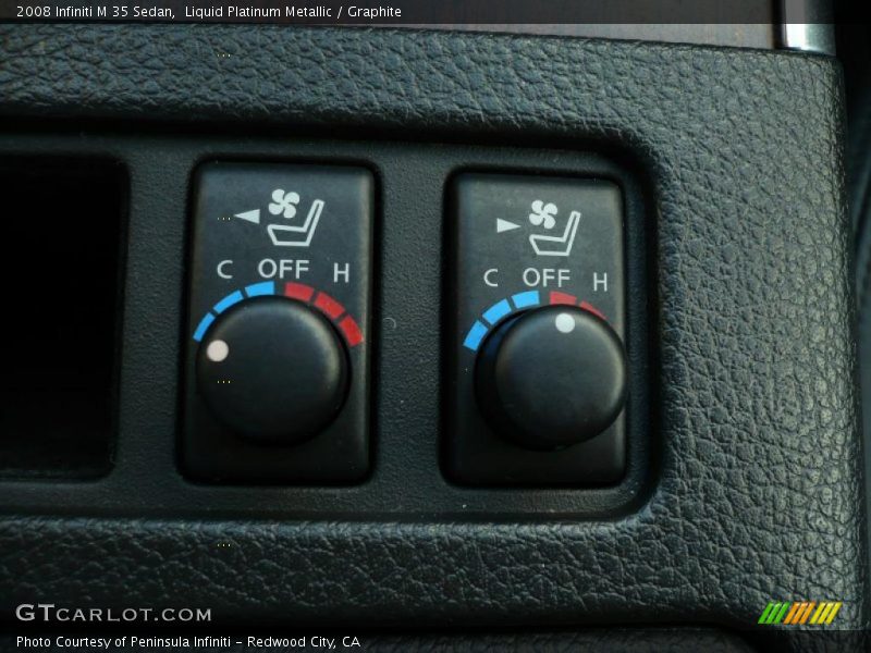 Liquid Platinum Metallic / Graphite 2008 Infiniti M 35 Sedan