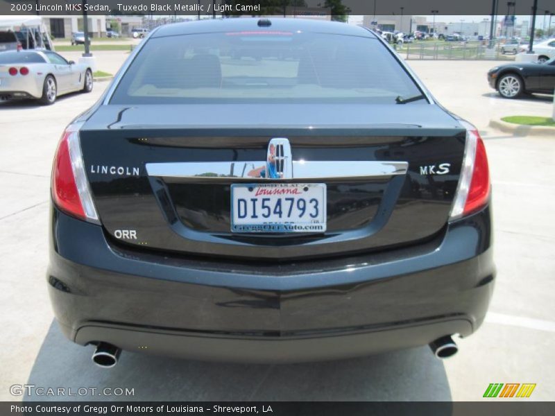 Tuxedo Black Metallic / Light Camel 2009 Lincoln MKS Sedan