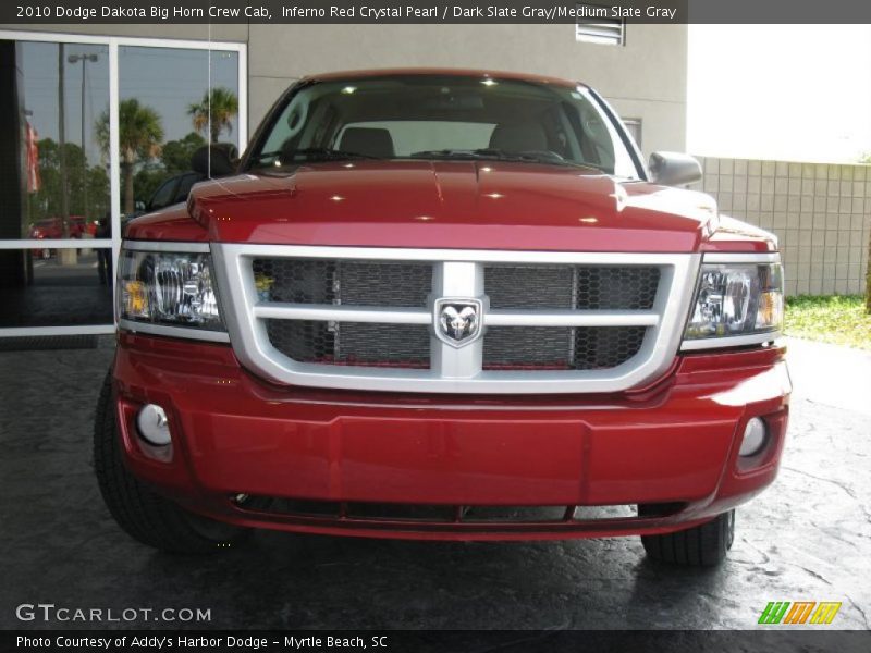 Inferno Red Crystal Pearl / Dark Slate Gray/Medium Slate Gray 2010 Dodge Dakota Big Horn Crew Cab