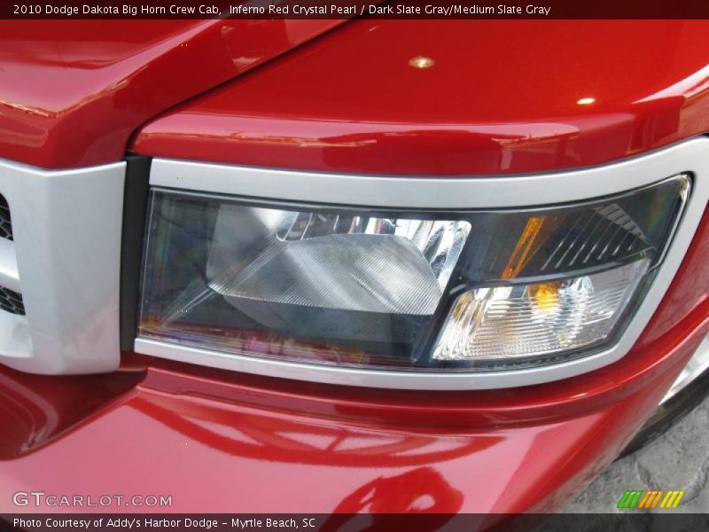 Inferno Red Crystal Pearl / Dark Slate Gray/Medium Slate Gray 2010 Dodge Dakota Big Horn Crew Cab