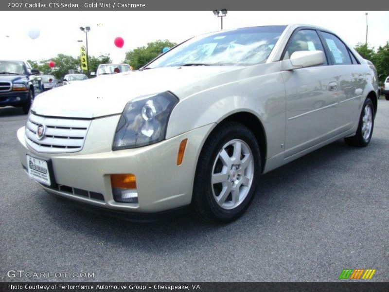 Gold Mist / Cashmere 2007 Cadillac CTS Sedan