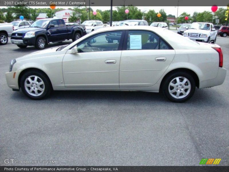 Gold Mist / Cashmere 2007 Cadillac CTS Sedan