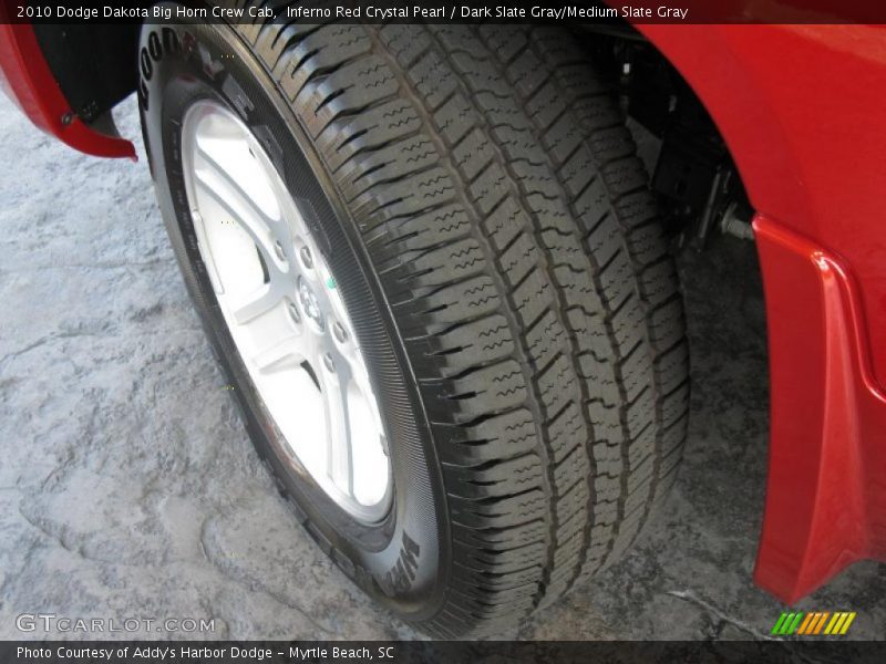 Inferno Red Crystal Pearl / Dark Slate Gray/Medium Slate Gray 2010 Dodge Dakota Big Horn Crew Cab