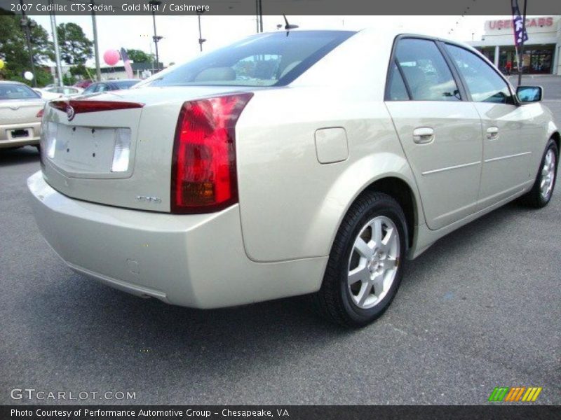 Gold Mist / Cashmere 2007 Cadillac CTS Sedan